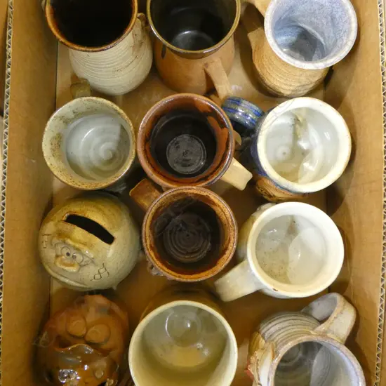 10 NOVELTY CHARACTER MUGS + 2 OTHER