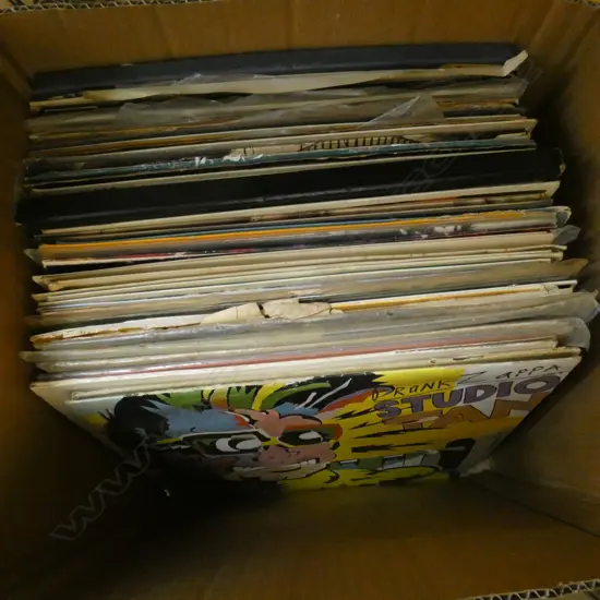 BOX LOT ASST FRANK ZAPPA AND CLASSICAL RECORDS...