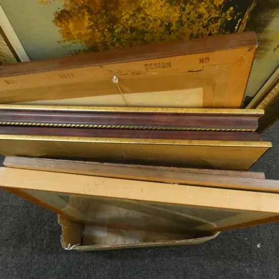 BOX LOT ASST. ARTWORKS 