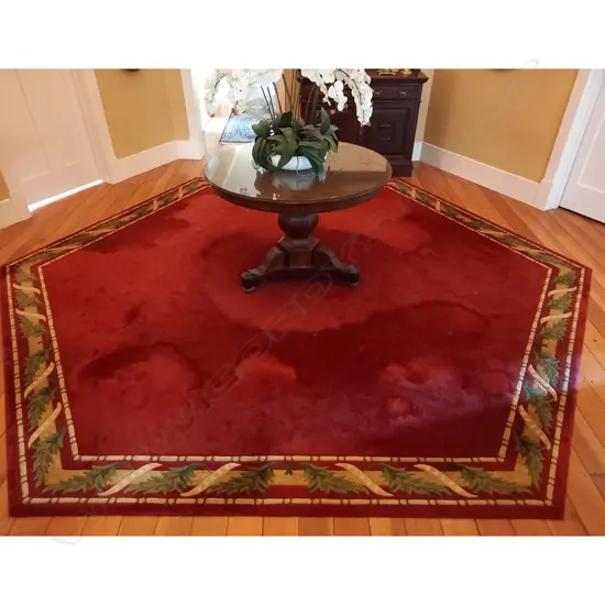 IMPRESSIVE SALLÉE DESIGNER HEXAGONAL CARPET, DIA. 3600mm (approx)