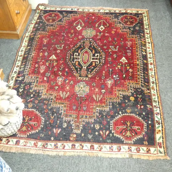 PERSIAN SHIRAZ RUG 155 x 115cm