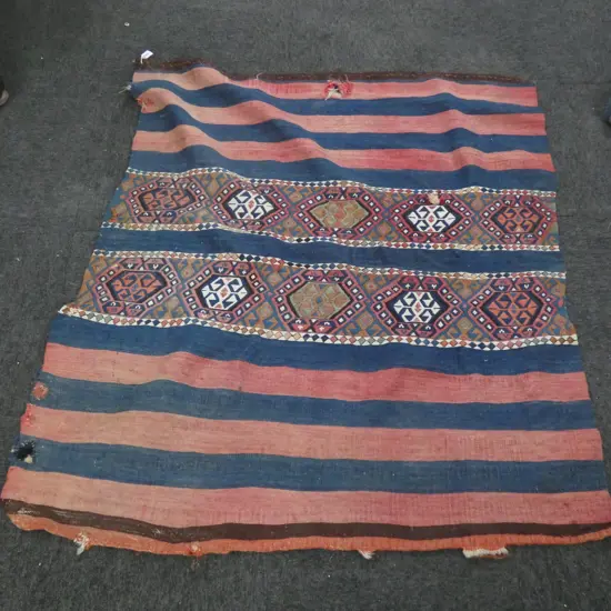 ANTIQUE TURKISH STORAGE BAG 1470 X 1260mm