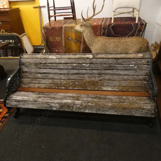 RUSTIC GARDEN BENCH L.1850mm