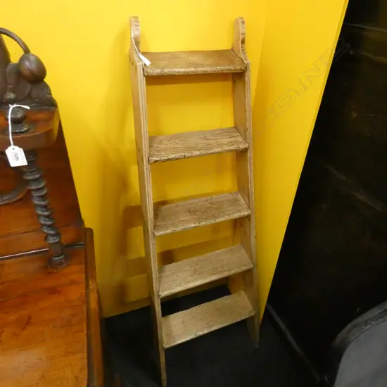 RUSTIC OLD PINE LADDER H.1390mm