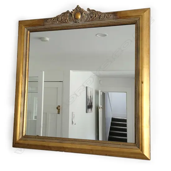 LG GILT FRAMED WALL MIRROR 1000 X 1075MM