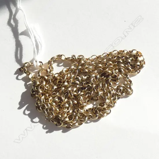 9CT BELCHER LINK NECK CHAIN 18.5GMS 940mm