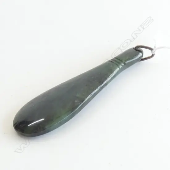GREENSTONE PENDANT L.95mm 38 GRAMS