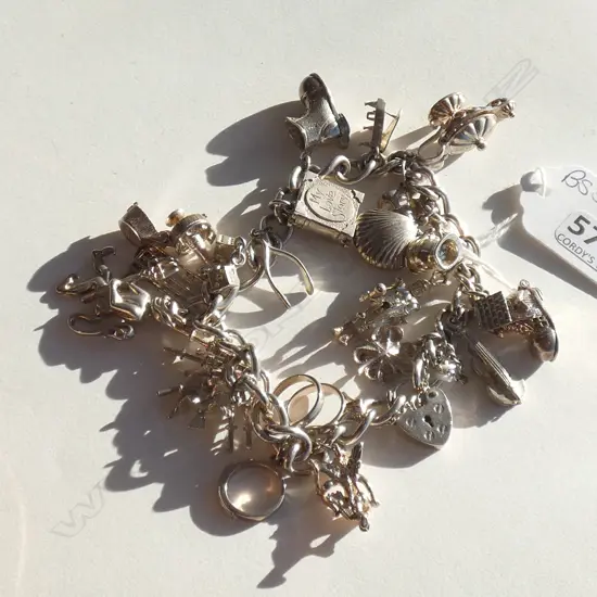 SILVER CHARM BRACELET