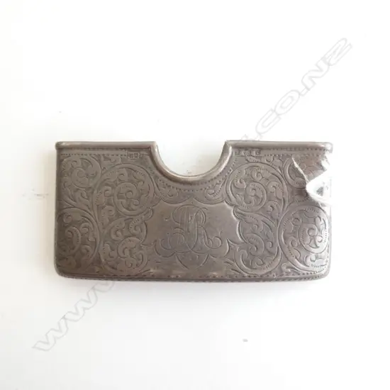 (16159) ANTIQUE SILVER CARD CASE