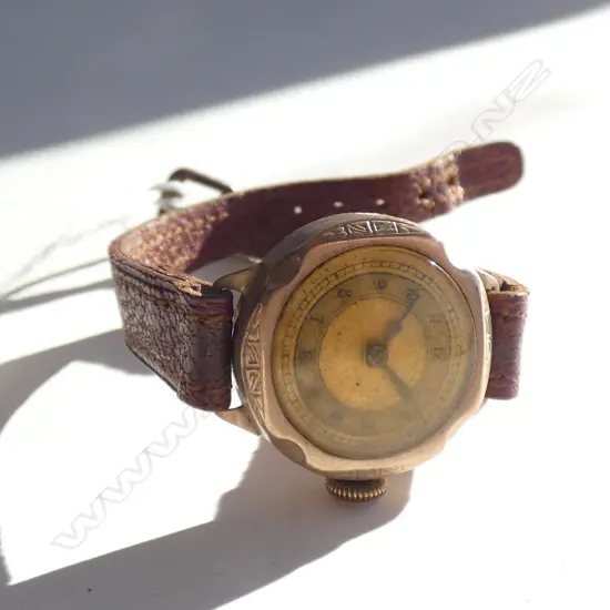 9 CT ROSE GOLD LADIES VINTAGE WATCH