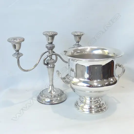 ICE BUCKET & CANDLESTICK H.210mm