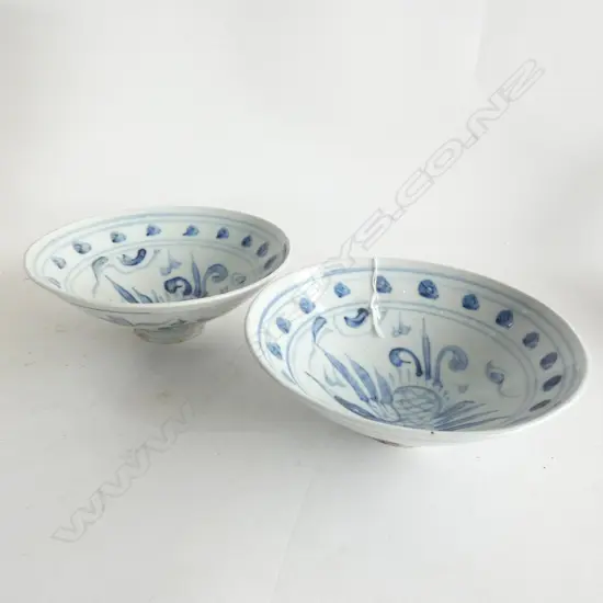 PR CHINESE BLUE & WHITE BOWLS DIA 170MM