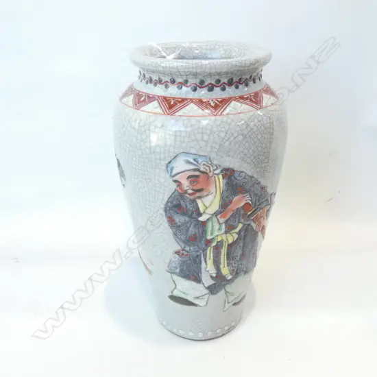 JAPANESE SATSUMA VASE H. 265MM