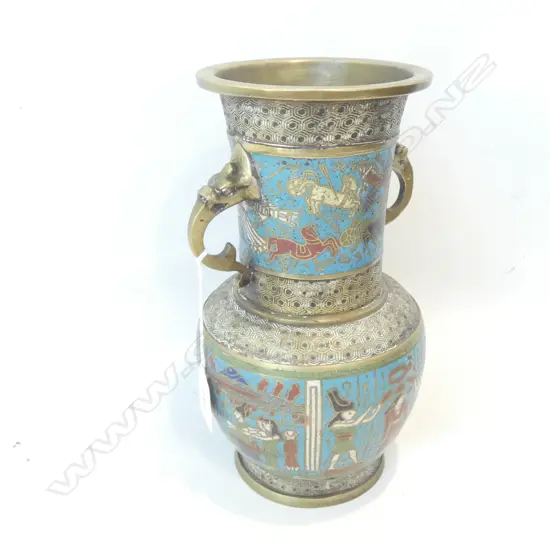 CLOISONNE VASE H.240mm