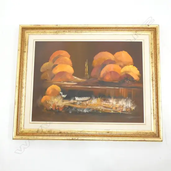 BRIAN BOUVERIE 'AUTUMN GLOW' OIL 440x595mm