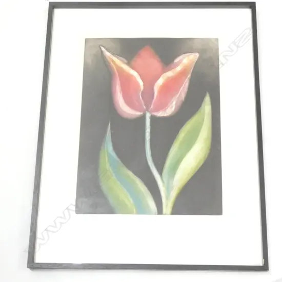 WICKI PERRY 'TULIP' LITHOGRAPH 2/25 535x405mm 1981
