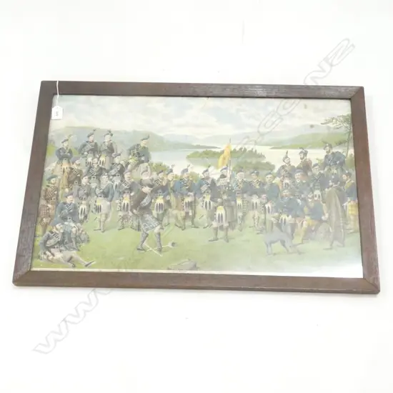 HIGHLAND GATHERING PRINT 440x700mm