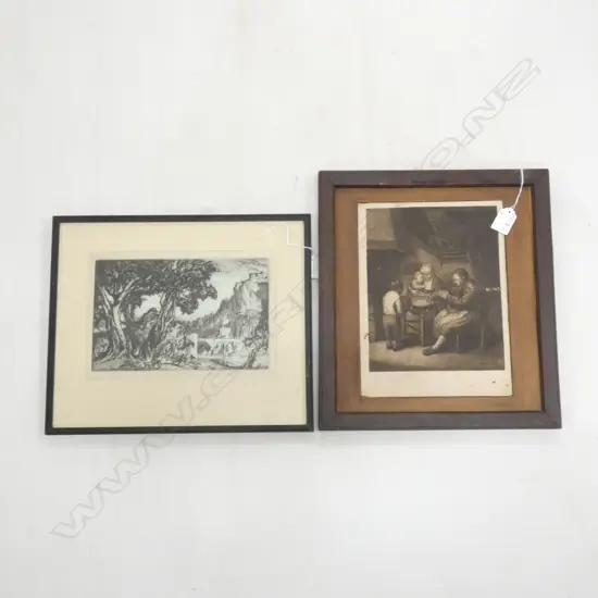 FRANK BRANGWYN ETCHING CASTLE 170 X 250mm + OTHER...