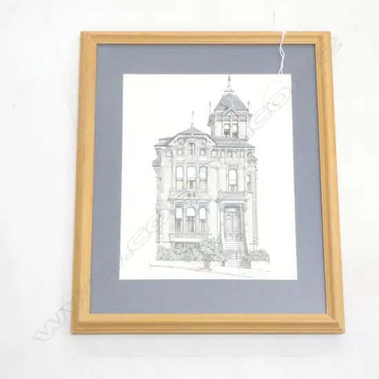 DEBBIE PATRICK -  FULTON ST SAN FRANCISCO SIGNED PRINT 200 X 250MM