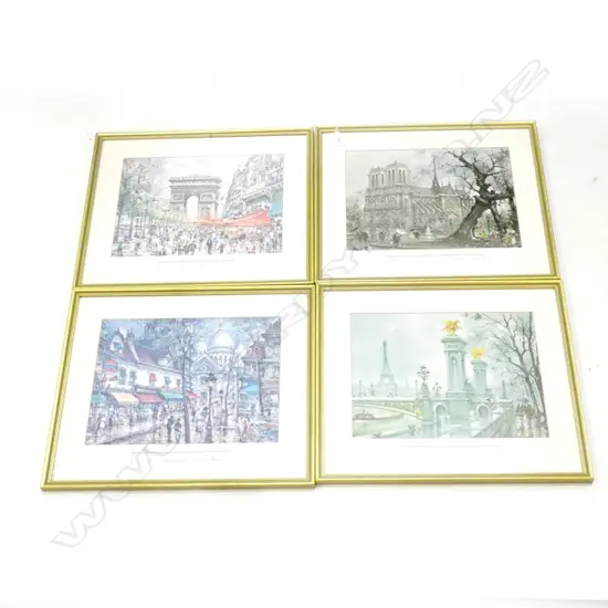 4 PRINTS OF PARIS 255x340mm