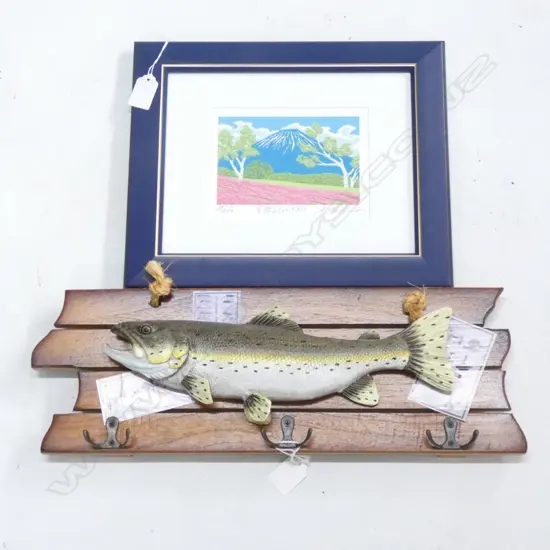 AKIRA NAKANO PRINT 28/250 + FISH HOOK L.450mm