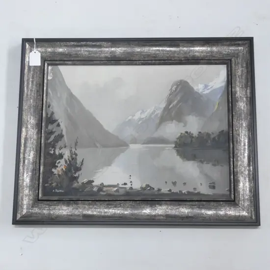 E. J. THOMAS 'MILFORD SOUND' OIL 290x390mm