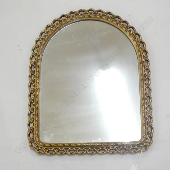 GILT FRAMED WALL MIRROR 515 X 415MM