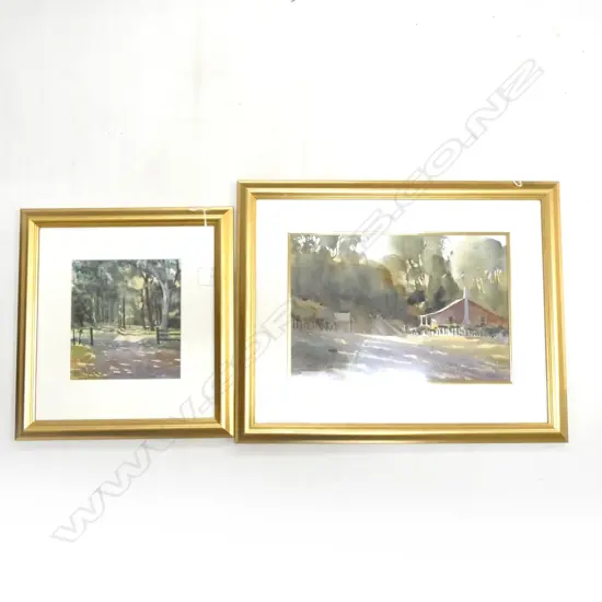 PR TONY LEWIS SIGNED WATERCOLOURS LARGEST 345 X 230MM (16176)