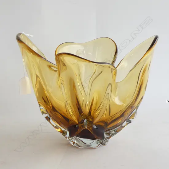 ART GLASS VASE W.260mm