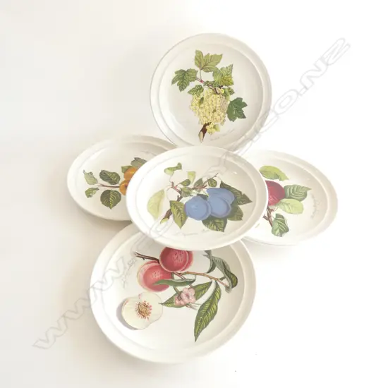 SET OF 6 PORTMEIRION PLATES 265mm dia