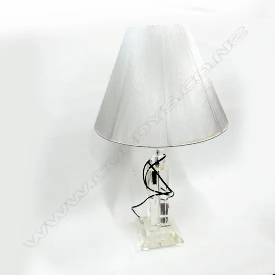 LARGE CRYSTAL LAMP H.670mm