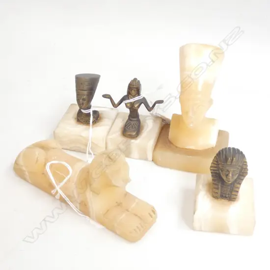 4 EGYPTIAN SOUVINEERS + SPHINX H100 MM