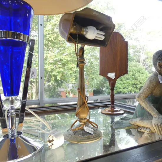 VINTAGE BANKERS LAMP H.400mm