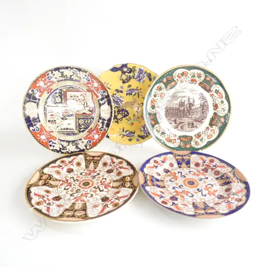 MASON IRONSTONE 5 DECROTIVE LARGE PLATES