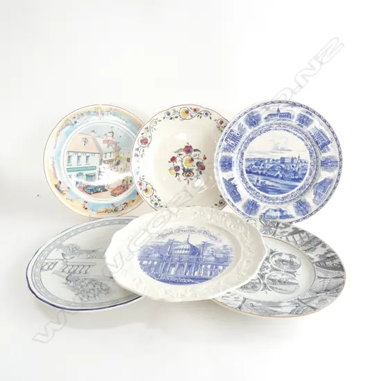 MASON IRONSTONE 6 LARGE PLATES VARIOUS PATS