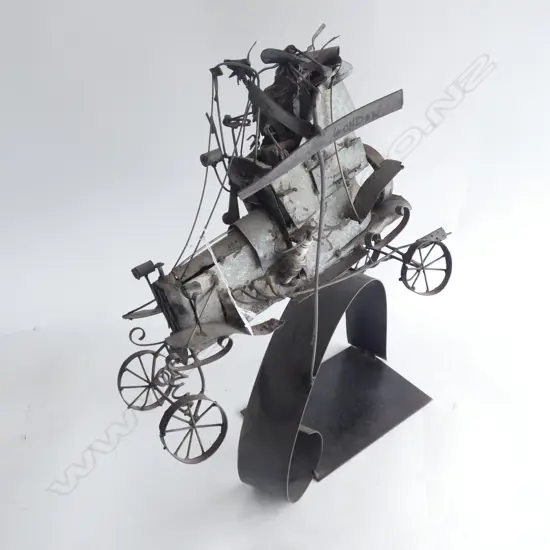 ANDY WILLIAMSON SCRAP CAR SCULPTURE
