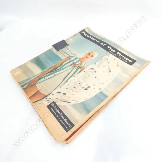  4 X NEW YORK TIMES MAGAZINE "FASHION OF THE TIMES" 1956/1957