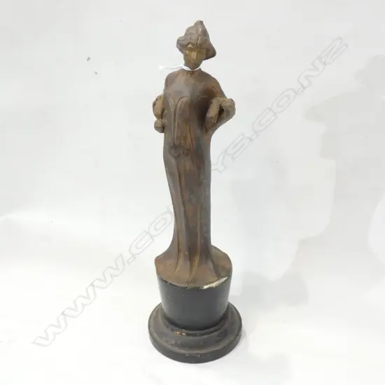 SPELTER ART NOUVEAU LADY FIGURE H.295mm
