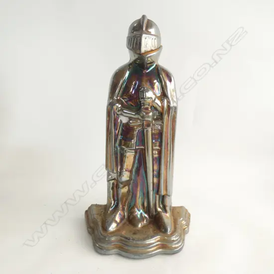 CAST IRON KNIGHT LUSTRE FINISH H.370mm