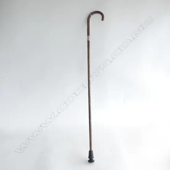 WALKING STICK w. STG SILVER BAND L.890mm