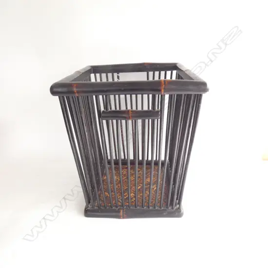 EBONSED BAMBOO BASKET H.410mm
