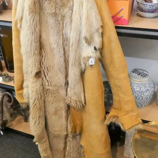 RETRO HIDE & FUR COAT 