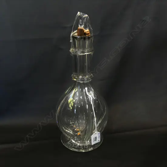 VINTAGE BOLS 4 CHAMBER LIQUEUR DECANTER -  H. 320MM