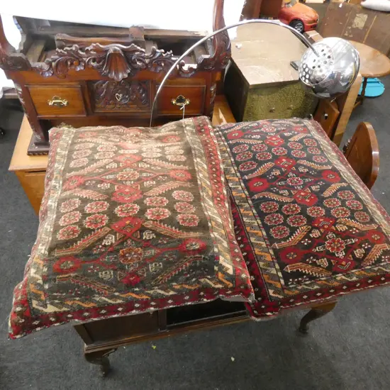 PR LG WOOLLEN HAND KNOTTED FLOOR CUSHIONS 800 X 580MM