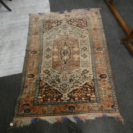 LG PERSIAN HAND KNOTTED RUG...
