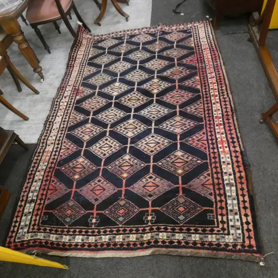 HAND KNOTTED ALL WOOL RUG