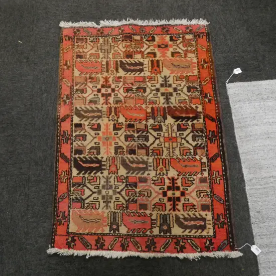 HAND KNOTTED WOOL PILE PERSIAN ARDABIL RUG 720x900mm