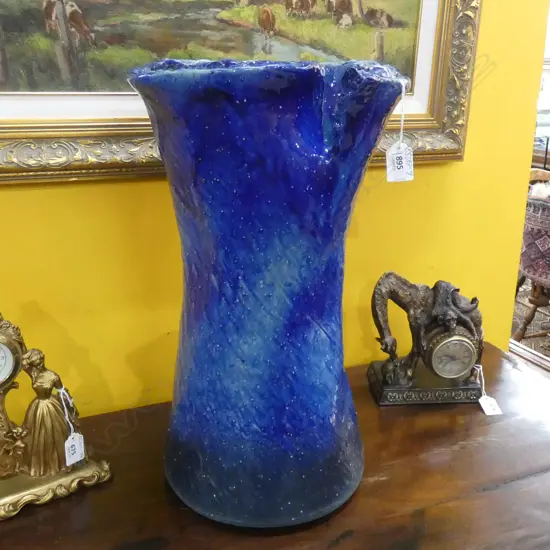 LGE SHIGARAKI VASE WITH FELDSPAR INCLUSIONS. H469 D282mm