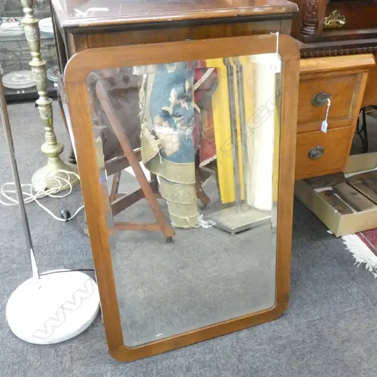 LG WOOD FRAMED MIRROR 590 X 900MM