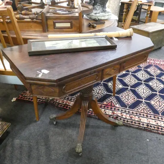 REGENCY STYLE CARD TABLE 